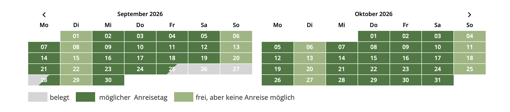 Belegungskalender